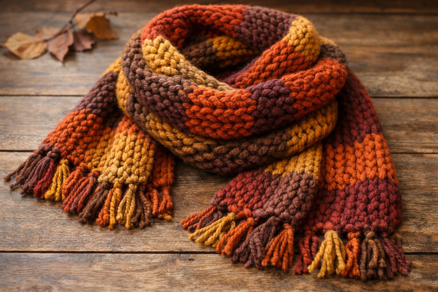 El örgüsü atkı örneği